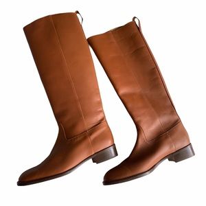 J crew Leather Riding Boots New Knee-High